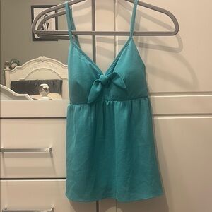 Candie's Blue Tie Front Camisole